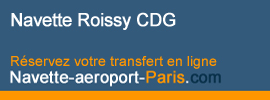 Service de navette a�roport entre Paris Charles de Gaulle CDG et le centre de la capitale