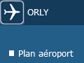 Plan a�roport Orly