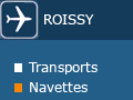 Transports et services de navettes - Aéroport de Roissy