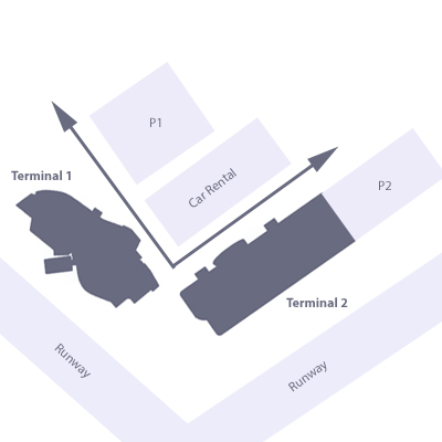 Plan de l'aroport de Beauvais