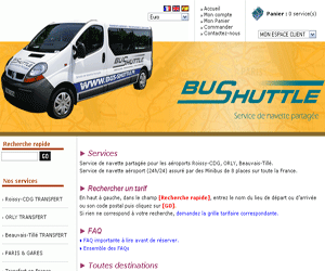 Bus Shuttle  - Service de transport de personnes