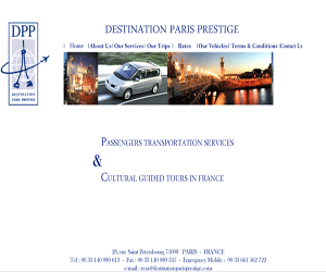 Destination Paris Prestige - Service de transport de personnes
