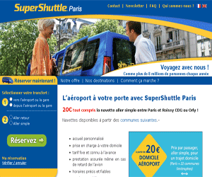 Supershuttle Paris - Service de transport de personnes