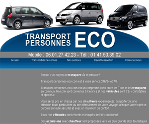 Transport De Personnes Eco - Service de transport de personnes